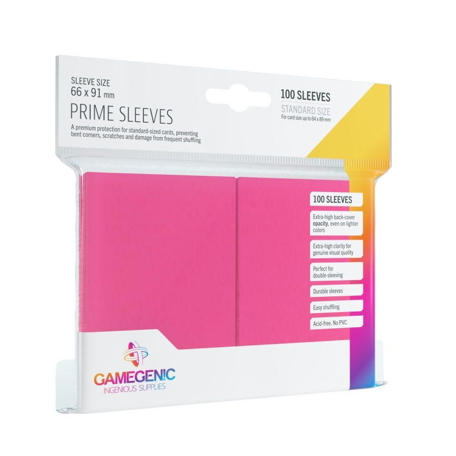 GAMEGENIC: PRIME SLEEVES: PINK