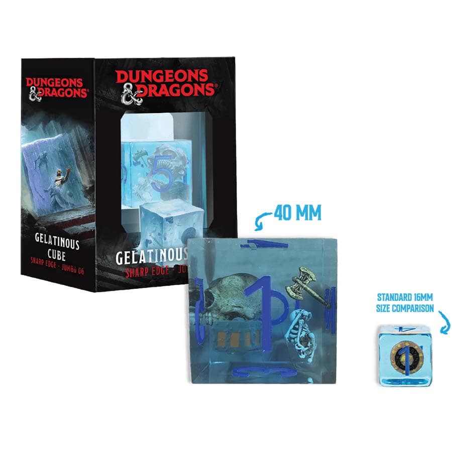 FanRoll: Dungeons and Dragons: Jumbo Gelatinous Cube D6
