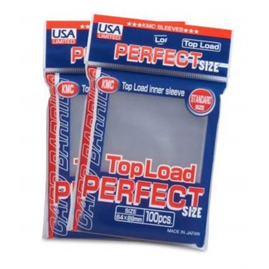 KMC Perfect Size Sleeve - US Distribution Packaging: Clear 100ct