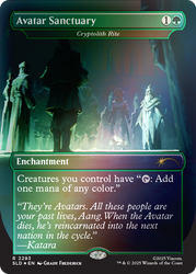 Secret Lair x Avatar: The Last Airbender: A Lot To Learn - Rainbow Foil Edition - Secret Lair Drop Series (SLD)