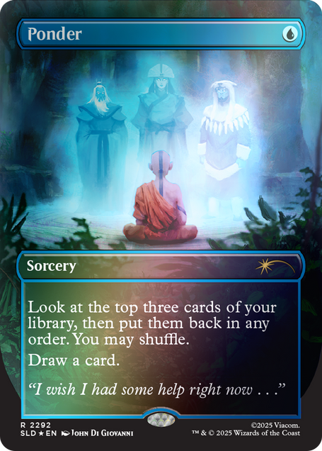 Secret Lair x Avatar: The Last Airbender: A Lot To Learn - Rainbow Foil Edition - Secret Lair Drop Series (SLD)