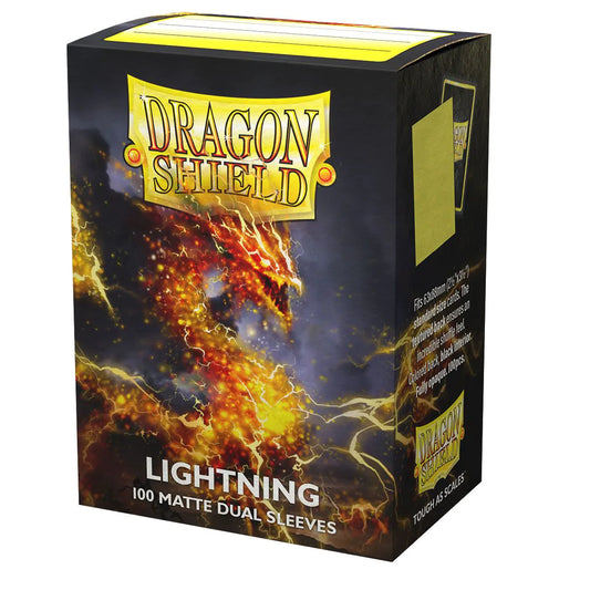 Dragon Shield Sleeves: Dual Matte: Lightning (Box of 100)