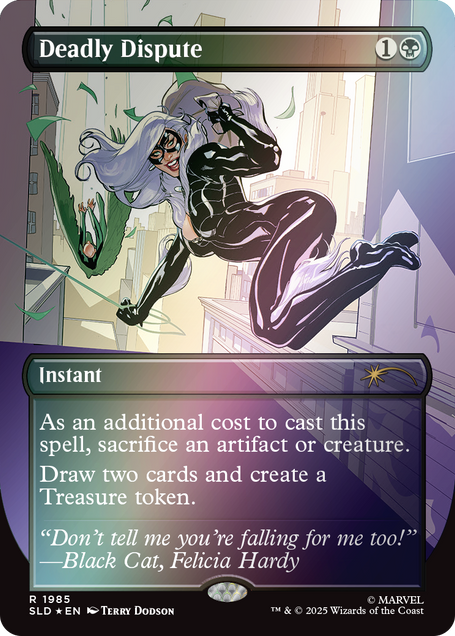 Secret Lair Drop: Secret Lair x Marvel's Spider-Man: Villainous Plots - Rainbow Foil Edition - Secret Lair Drop Series (SLD)