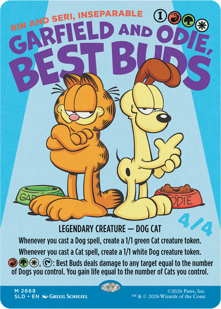 Secret Lair Drop: Secret Lair X Garfield: Motivationally Challenged - Non-Foil Edition - Secret Lair Drop Series (SLD)