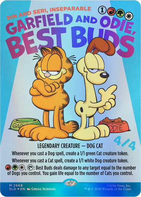 Secret Lair Drop: Secret Lair X Garfield: Motivationally Challenged - Traditional Foil Edition - Secret Lair Drop Series (SLD)