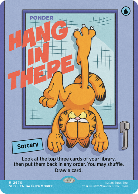 Secret Lair Drop: Secret Lair X Garfield: Motivationally Challenged - Non-Foil Edition - Secret Lair Drop Series (SLD)