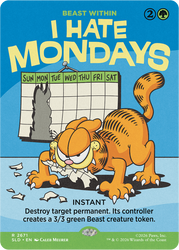 Secret Lair Drop: Secret Lair X Garfield: Motivationally Challenged - Non-Foil Edition - Secret Lair Drop Series (SLD)