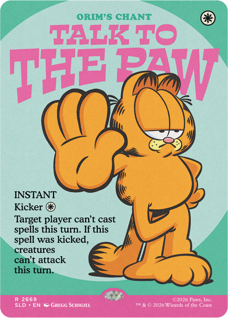 Secret Lair Drop: Secret Lair X Garfield: Motivationally Challenged - Non-Foil Edition - Secret Lair Drop Series (SLD)