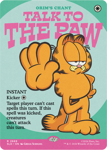 Secret Lair Drop: Secret Lair X Garfield: Motivationally Challenged - Non-Foil Edition - Secret Lair Drop Series (SLD)