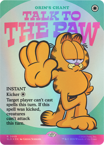 Secret Lair Drop: Secret Lair X Garfield: Motivationally Challenged - Traditional Foil Edition - Secret Lair Drop Series (SLD)