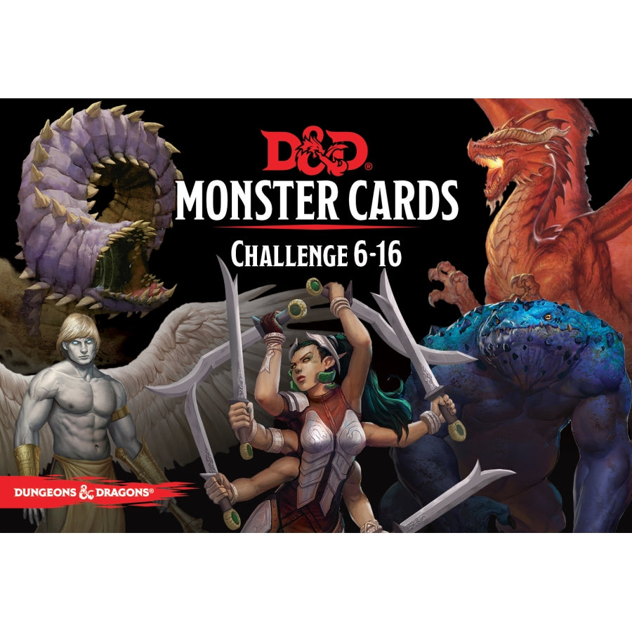 Dungeons and Dragons: Monster Cards -Challenge 6-16