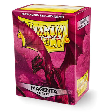 Dragon Shield Sleeves: Matte Magenta (Box of 100)