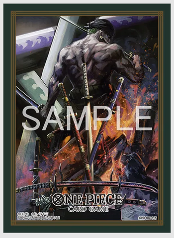 One Piece Card Game Official Sleeves: Assortment Vol. 14 (Roronoa Zoro)