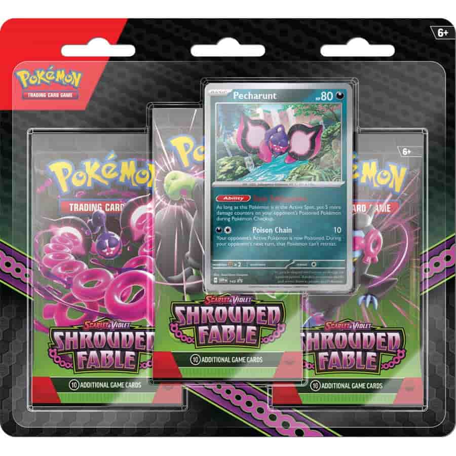 Scarlet & Violet Shrouded Fable Three-Booster Blister