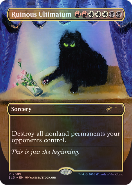 Secret Lair Drop: Purr Majesty - Traditional Foil Edition - Secret Lair Drop Series (SLD)