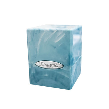 Ultra Pro: Marble Satin Tower: Light Blue and White