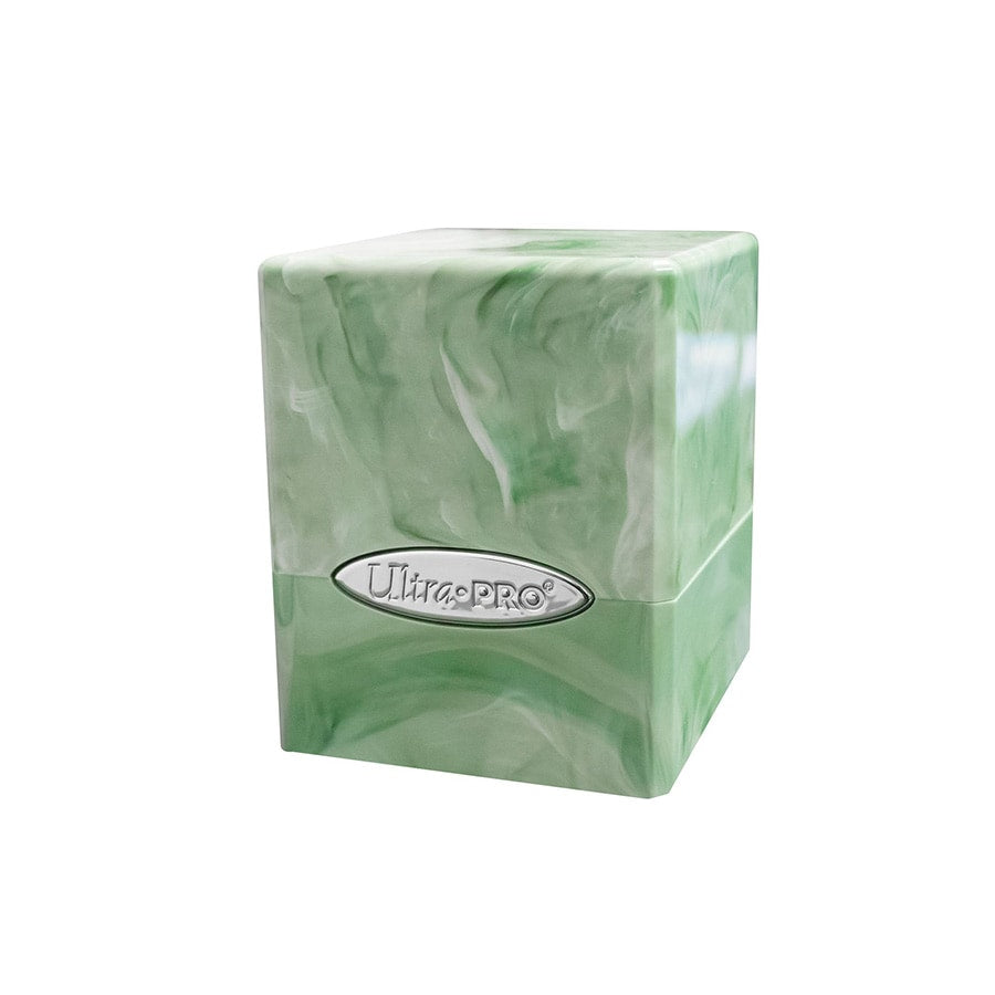 Ultra Pro: Marble Satin Cube: Lime Green and White