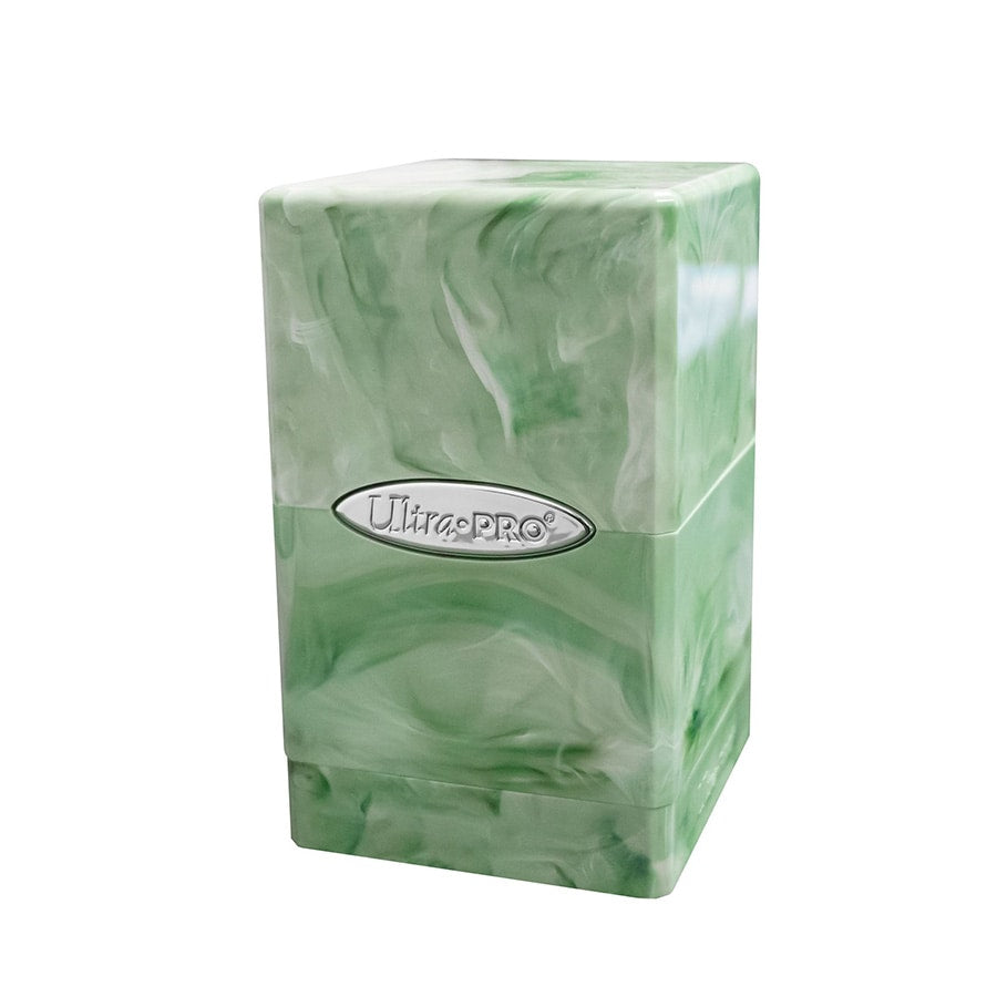 Ultra Pro: Marble Satin Tower: Lime Green and White
