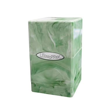 Ultra Pro: Marble Satin Tower: Lime Green and White