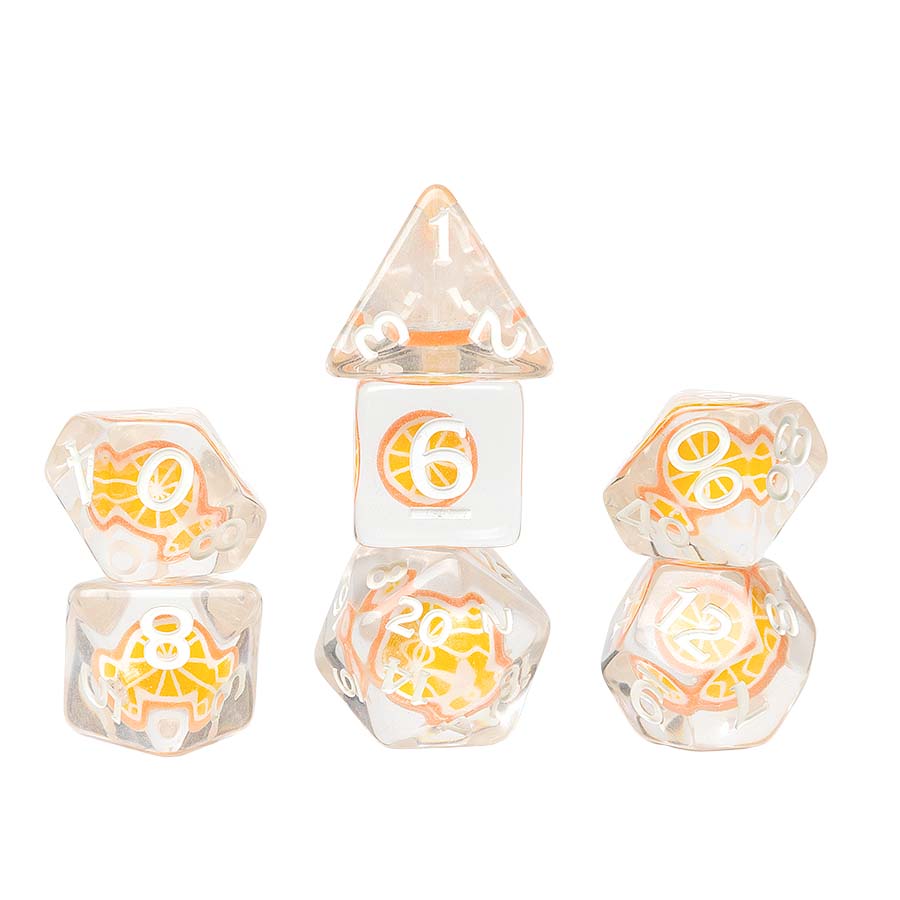 7CT FRUIT SLICE DICE SET: ORANGE