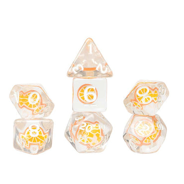7CT FRUIT SLICE DICE SET: ORANGE