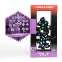 DUNGEONS AND DRAGONS: ADVENTURER DICE: BARD BLUE