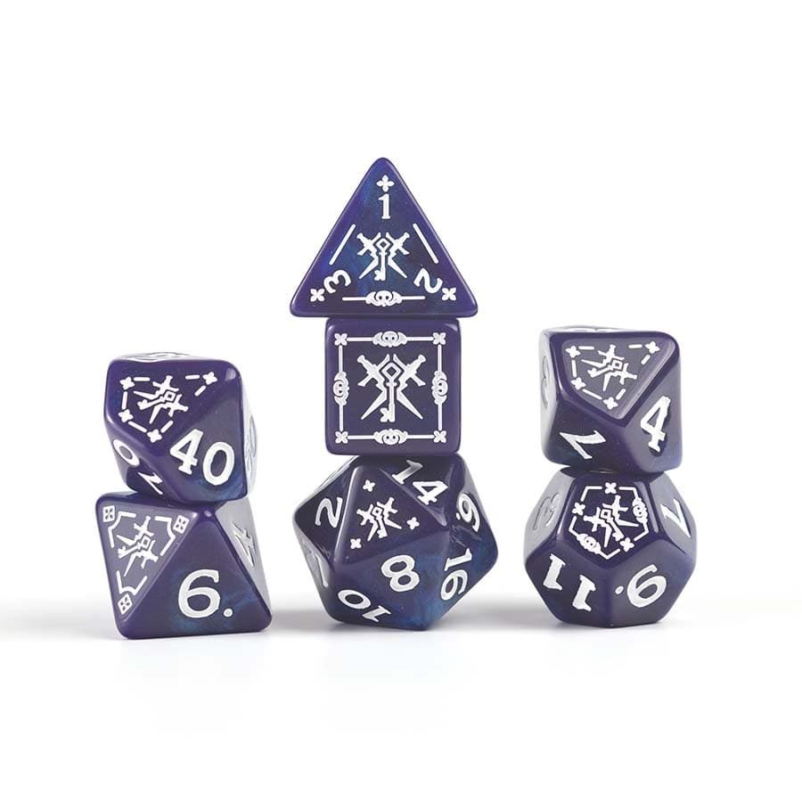 DUNGEONS AND DRAGONS: ADVENTURER DICE: ROGUE PURPLE