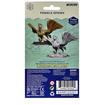 Critical Role Unpainted Miniatures: Sphinx Female