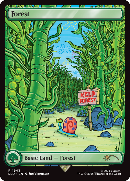 Secret Lair Drop: Our Boss is on Vacation Superdrop: Spongebob Squarepants: Lands Under the Sea - Non-Foil Edition - Secret Lair Drop Series (SLD)