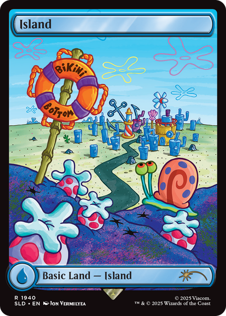 Secret Lair Drop: Our Boss is on Vacation Superdrop: Spongebob Squarepants: Lands Under the Sea - Non-Foil Edition - Secret Lair Drop Series (SLD)