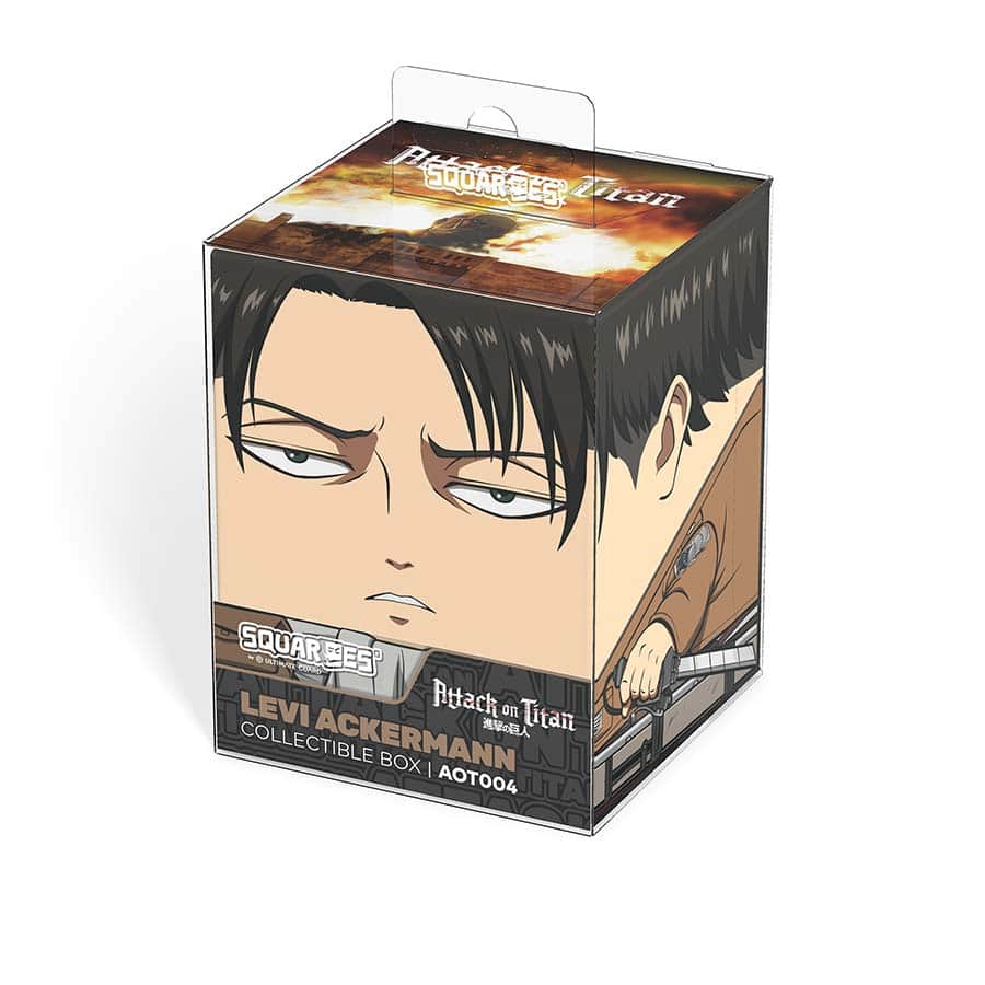ULTIMATE GUARD: SQUAROES: BOULDER 100 ATTACK ON TITAN (WAVE 1): LEVI ACKERMANN (AOT004)