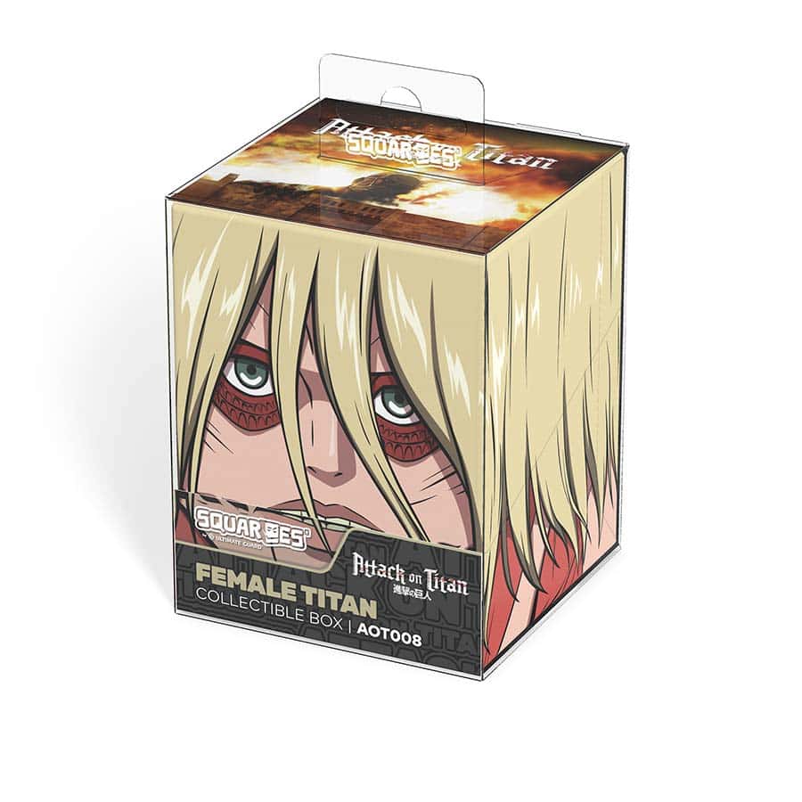 ULTIMATE GUARD: SQUAROES: BOULDER 100 ATTACK ON TITAN (WAVE 1): FEMALE TITAN (AOT008)