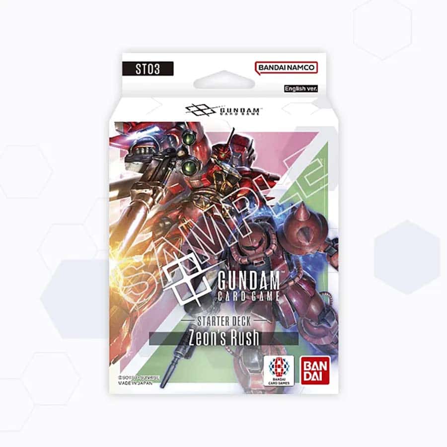 Gundam Card Games: Starter Deck [ST03] - Zeon's Rush