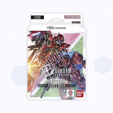 Gundam Card Games: Starter Deck [ST03] - Zeon's Rush