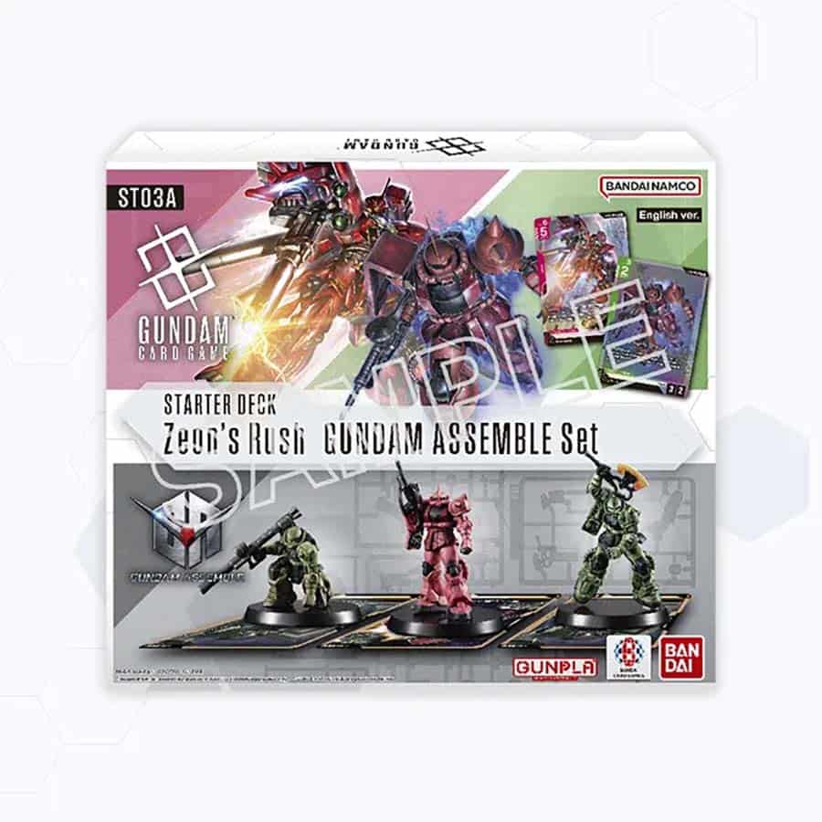 Gundam Card Game: Gundam Assemble Set [ST03A] - Zeon's Rush