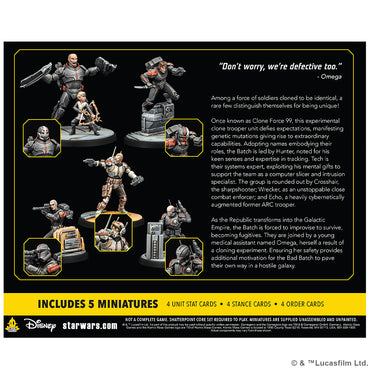 Star Wars: Shatterpoint Clone Force 99 Squad Pack