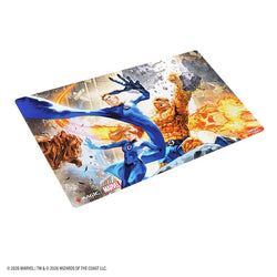 Magic: The Gathering Marvel Superheroes Shiny Playmat - The Fantastic Four - GameGenic Playmats