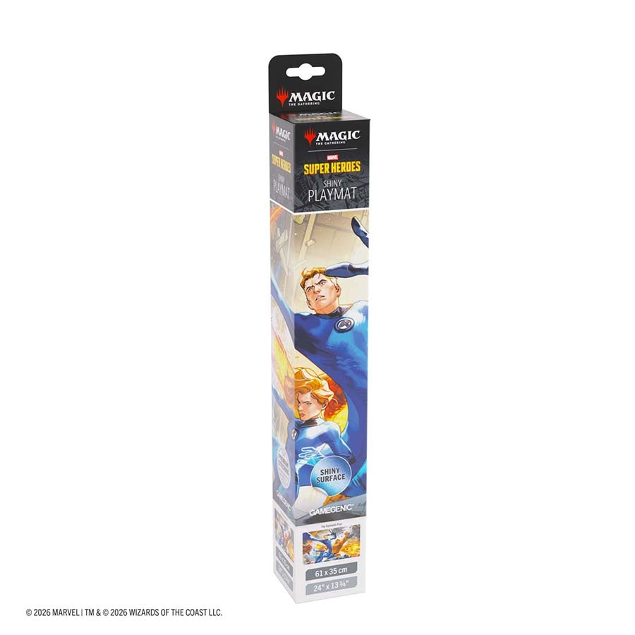 Magic: The Gathering Marvel Superheroes Shiny Playmat - The Fantastic Four - GameGenic Playmats