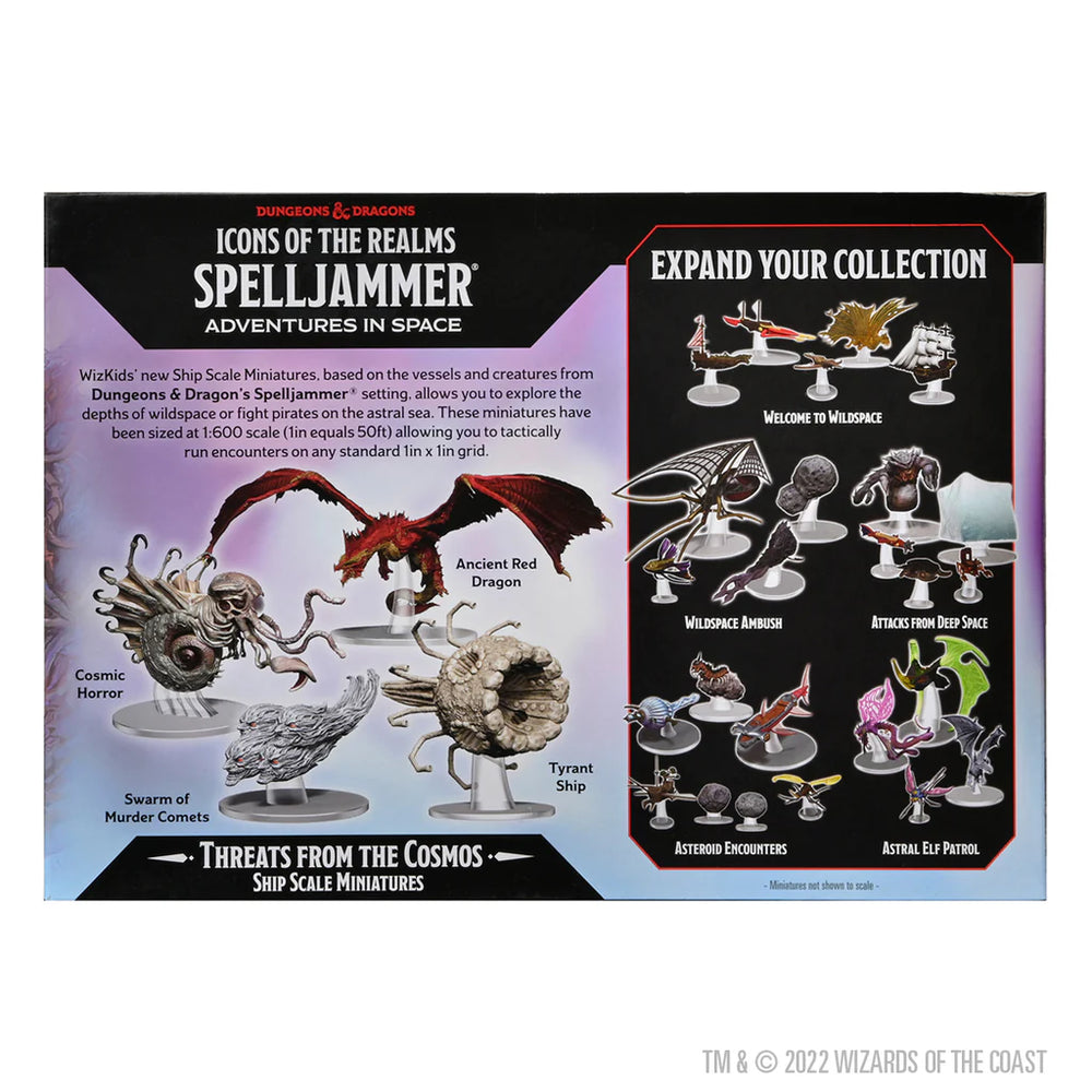 D&D Icons of the Realms: Spelljammer: Adventures in Space: Ship Scale - Threats from the Cosmos
