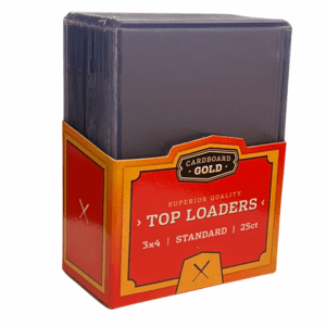 3"X4" Clear Standard Toploaders (25-Count) - Cardboard Gold Toploaders (CGT)
