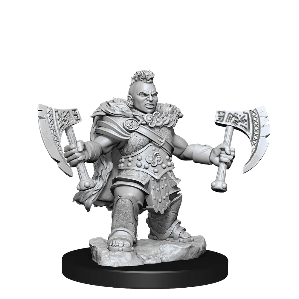 D&D Frameworks: Dwarf Barbarian Female