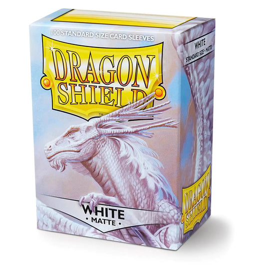 Dragon Shield Sleeves: Matte White (Box of 100)