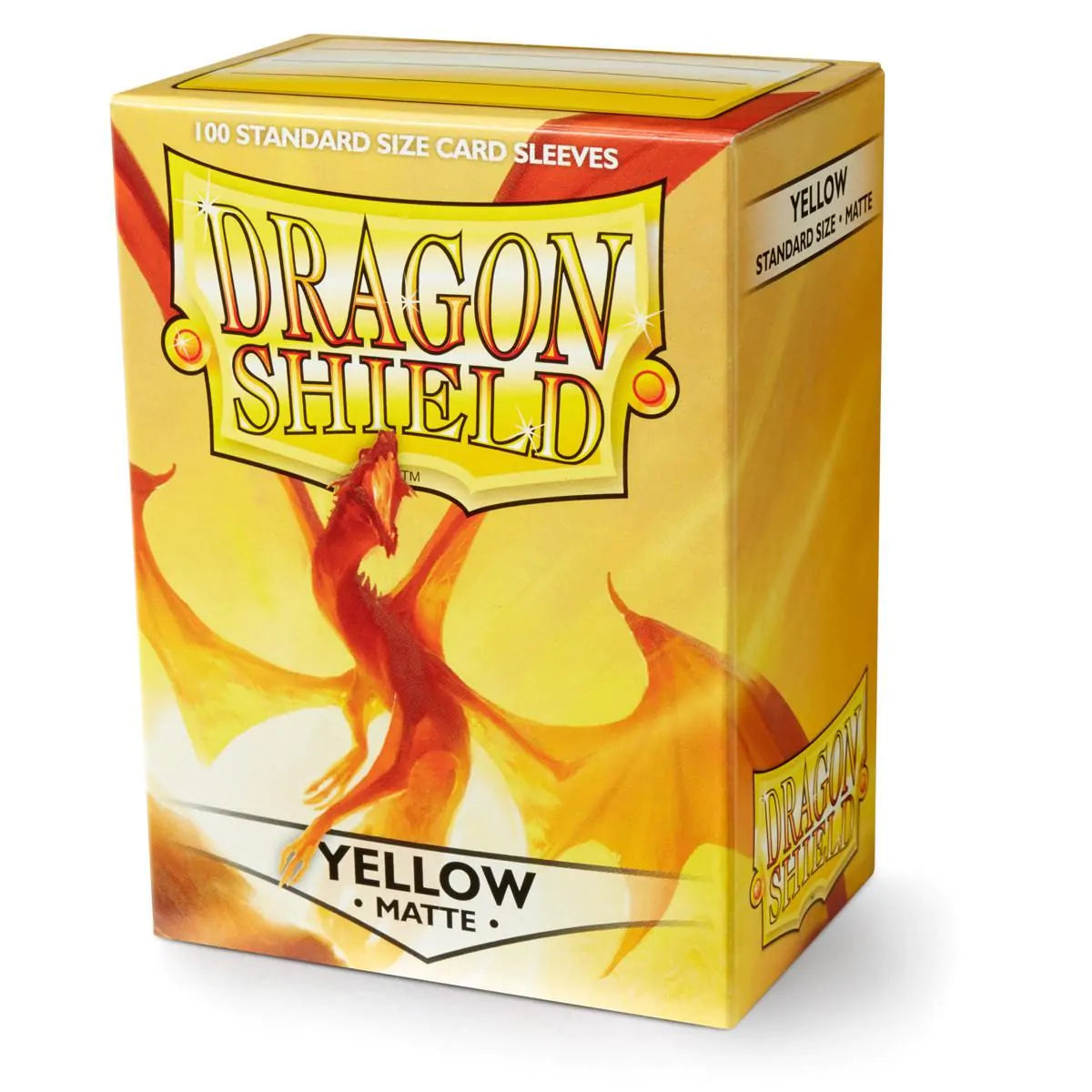 Dragon Shield Sleeves: Matte Yellow (Box of 100)